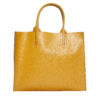 Sárga bőr táska