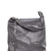 Szürke bőr táska