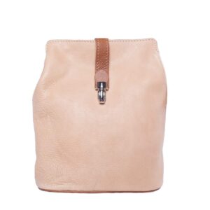 Világos rózsaszín  bőr táska