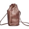 Barna bőr hátizsák