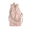 Rózsaszínű bőr hátizsák