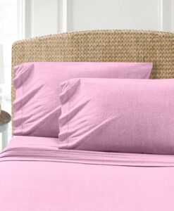 Homa pamut lepedő világos rózsaszín