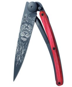 Zseb kés Deejo 1GB142 Black tattoo 37g