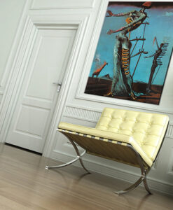 Vászonkép ÉGŐ ZSIRÁF - Salvador Dalí  (reprodukció 80x60 cm)