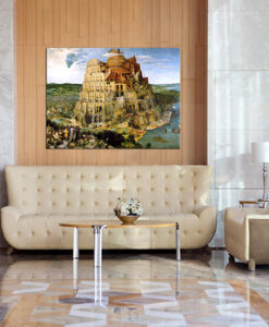 Vászonkép BABILONI TORONY - Pieter Brueghel   (reprodukció)