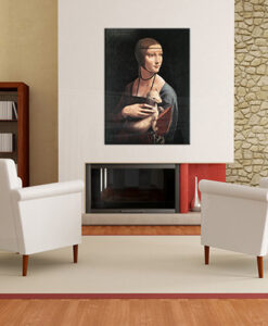 Vászonkép HERMELINES HÖLGY  Leonardo da Vinci 00
