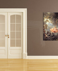 Vászonkép A HINTA - Jean-Honoré Frago  (reprodukció 40x50 cm)