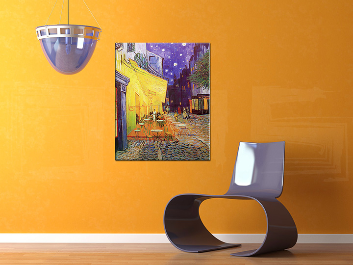 Vászonkép ÉJSZAKAI KÁVÉHÁZ - Vincent van Gogh (reprodukció)