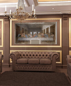 Vászonkép UTOLSÓ VACSORA  Leonardo Da Vinci  (reprodukció)