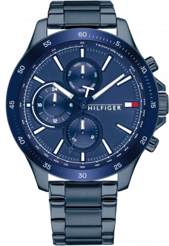Női karóra Tommy Hilfiger Bank 1791720 - A számlap színe: kék