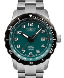 Női karóra Zeppelin Night Cruise 7264M-3 - A számlap színe: zöld