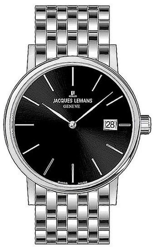 Női karóra Jacques Lemans La Passion Geneve G-113F - A számlap színe: fekete