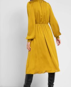 Csipkés szatén ruha ORSAY