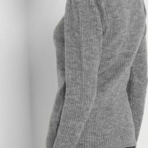 Garbós bordázott pulóver ORSAY