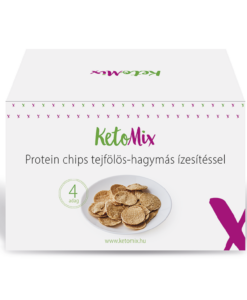Protein chips tejfölös-hagymás ízesítéssel (4 adag) - Proteindús ételek KETOMIX