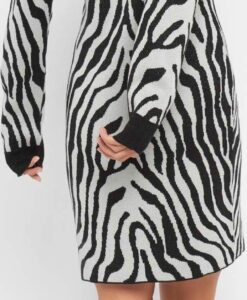 Zebra mintás ruha ORSAY