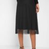 Pöttyös pliszírozott szoknya ORSAY