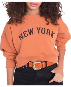 Világos narancssárga New York-i pulóver✅ - By Sally