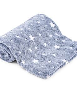 4Home Soft Dreams Stars világító kék pléd