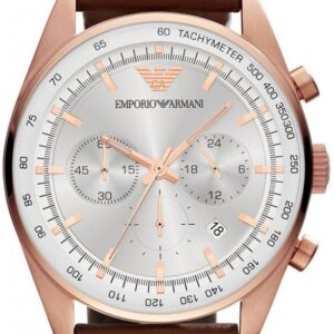 Női karóra Emporio Armani Chrono AR5995 - A számlap színe: ezüst
