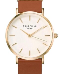 Női karóra Rosefield The West Village Blush Cognac Gold  WWCG-W86 - A számlap színe: fehér