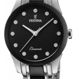 Női karóra Festina Ceramic 20499/3 - A számlap színe: fekete