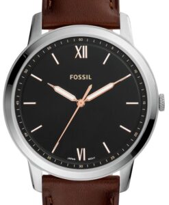 Női karóra Fossil Minimalist FS5464 - A számlap színe: fekete