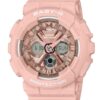 Női karóra Casio Baby-G BA-130-4AER - A számlap színe: rózsaszín