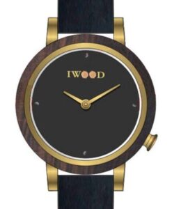 Női karóra Iwood Real Wood IW18443001 - A számlap színe: fekete