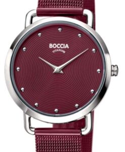 Női karóra Boccia Titanium Style 3314-05 - A számlap színe: piros