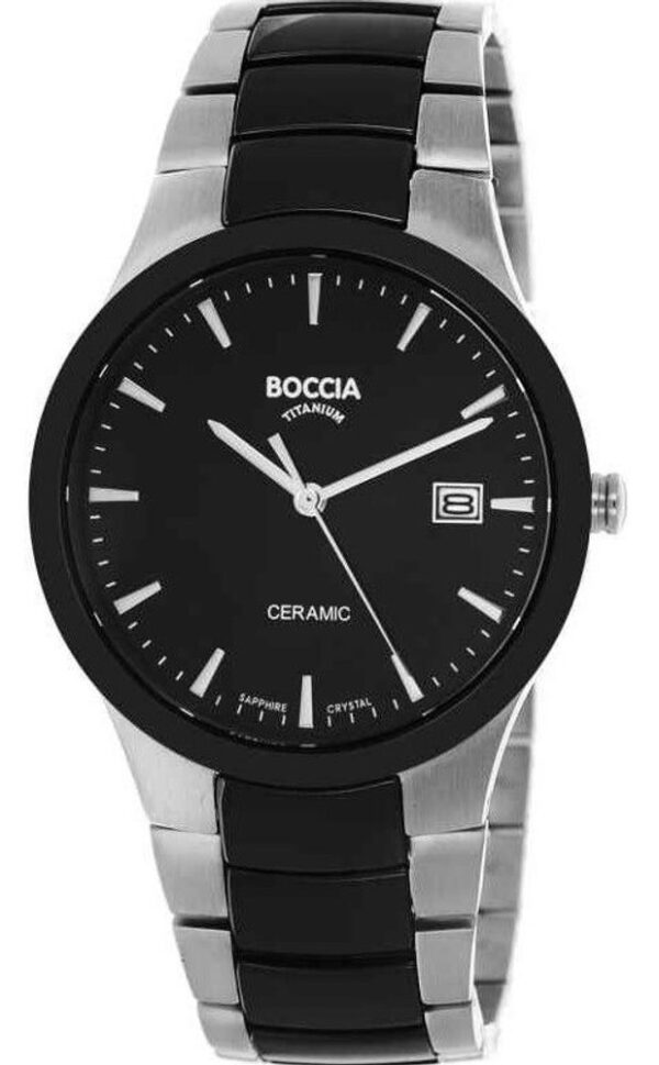 Női karóra Boccia Titanium Ceramic 3639-01 - A számlap színe: fekete