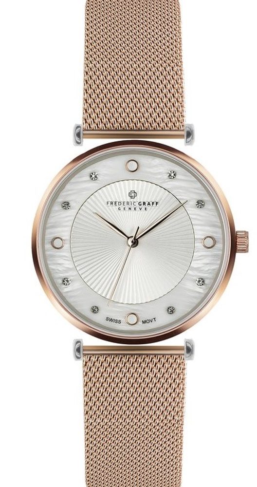 Női karóra Frederic Graff Jungfrau FBS-3218 - A számlap színe: gyöngyház