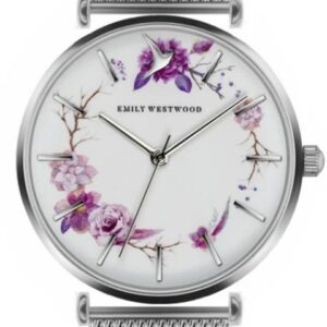 Női karóra Emily Westwood Flower Wreath EBI-2518 - A számlap színe: fehér