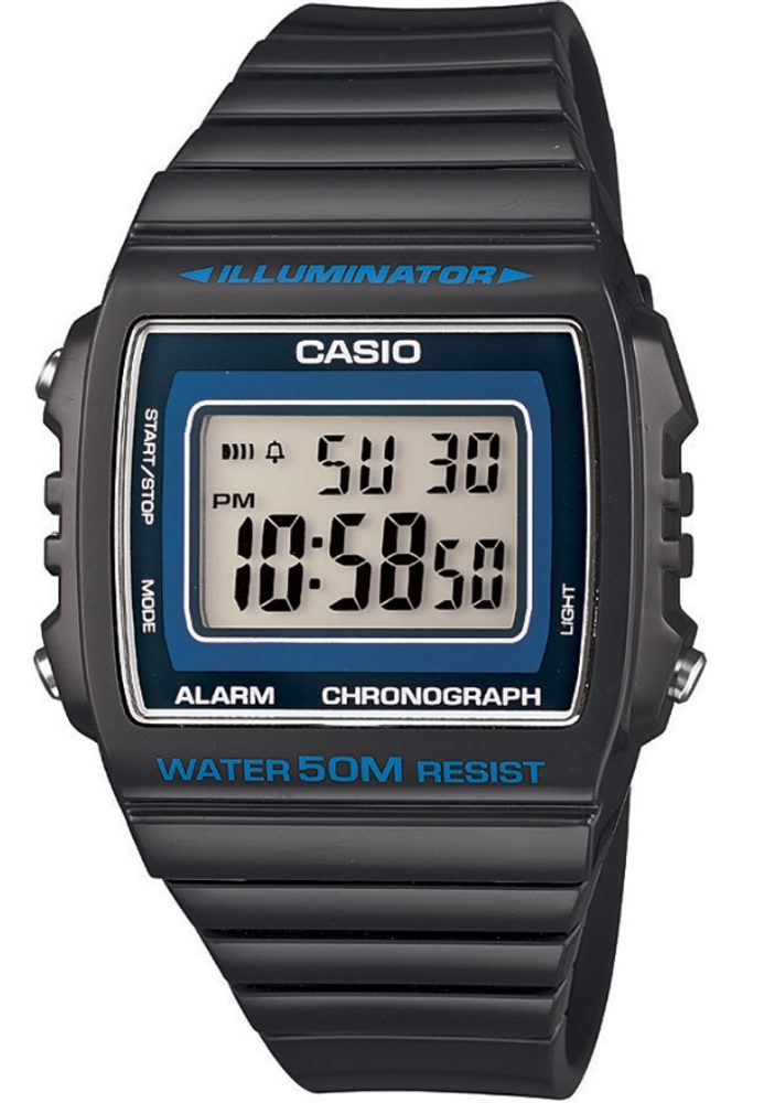 Női karóra Casio W-215H-8AVEF - Vízállóság: 50m (felszíni úszás)