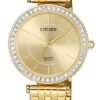 Női karóra Citizen Dress ER0212-50P - A számlap színe: arany