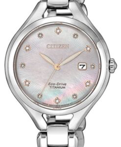 Női karóra Citizen Super Titanium EW2560-86Y - A számlap színe: gyöngyház