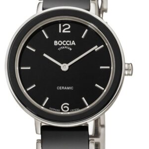 Női karóra Boccia Titanium Ceramic 3311-02 - A számlap színe: fekete