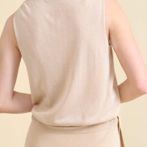 KNTOPWATERFALLSLEEVELESS ORSAY