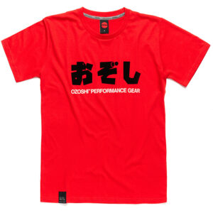 Piros férfi póló Ozoshi✅ - Ozoshi