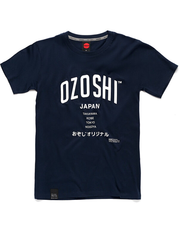 Férfi sötétkék póló Ozoshi✅ - Ozoshi