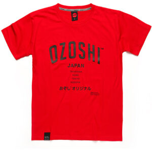 Piros férfi póló Ozoshi✅ - Ozoshi