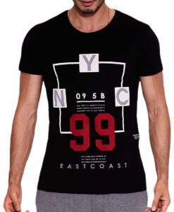 fekete póló nyc✅ - MECHANICH