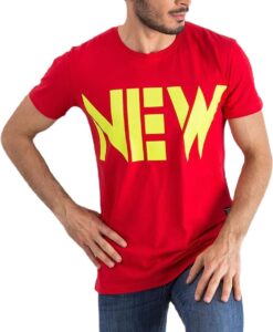 piros férfi póló új✅ - MECHANICH