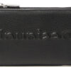 Desigual fekete pénztárca Embossed Half Emma - Desigual✅