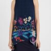 Desigual kék ruha Duna - XL - Desigual✅