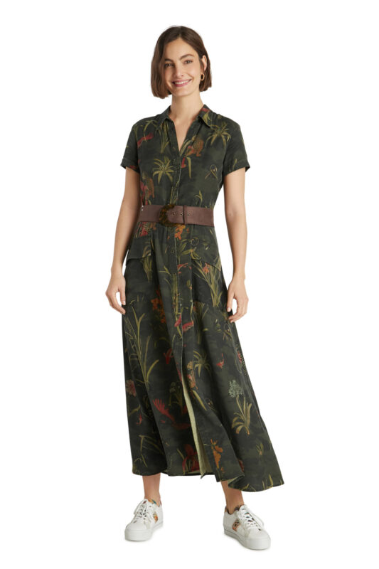 Desigual zöld virágmintás - XS - Desigual✅