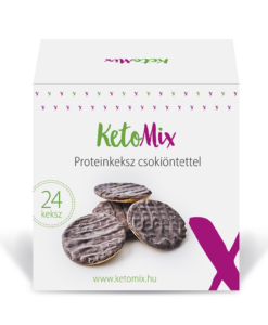 Proteinkeksz csokiöntettel (24 keksz) - Proteindús ételek KETOMIX