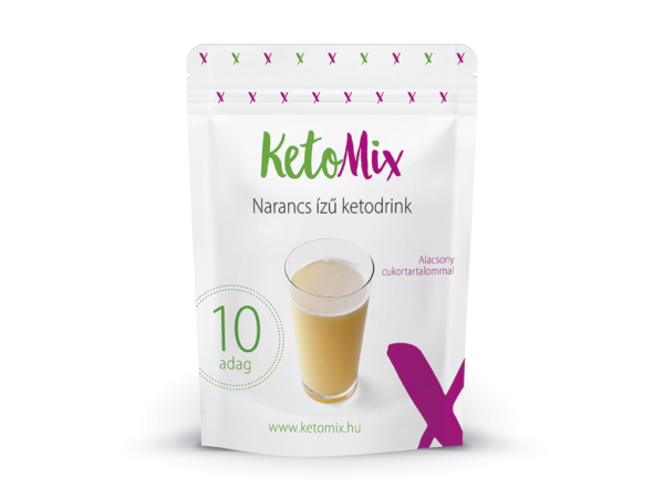 Narancsízű ketodrink (10 adag) - Proteindús ételek KETOMIX