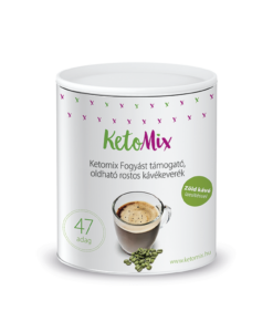 Fogyást támogató instant kávé - zöldkávéízű (47 adag) - Proteindús ételek KETOMIX