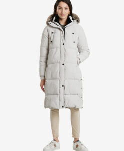 Desigual fehér téli kabát Padded Antartica bundával - XL - Desigual✅